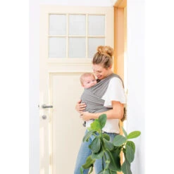 Écharpe De Portage Tricot-Slen Organic Extensible Bio Taupe 540 Cm De Babylonia -CYBEX || Babyzen || CHICCO Soldes Boutique 01067841 3