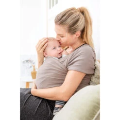 Écharpe De Portage Tricot-Slen Organic Extensible Bio Black 540 Cm De Babylonia -CYBEX || Babyzen || CHICCO Soldes Boutique 01067842 4