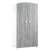 Hugo Armoire 2 Portes Gris / Blanc De Sauthon Baby's Sweet Home -CYBEX || Babyzen || CHICCO Soldes Boutique 01068918 1