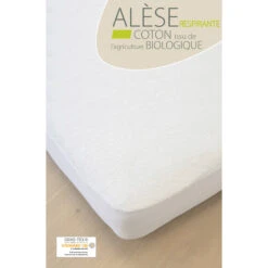 Alèse En Coton Bio Respirante 60 X 120 Cm De Kadolis