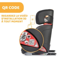 Siège Auto Oasys Evo 2-3 Fix Plus Jet Black De Chicco -CYBEX || Babyzen || CHICCO Soldes Boutique 01090361 8