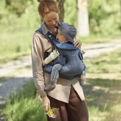 Porte-bébé One Bleu Denim / Nuit Cotton Mix De BabyBjörn 15 Porte-bébé One Bleu Denim / Nuit Cotton Mix De BabyBjörn -CYBEX || Babyzen || CHICCO Soldes Boutique 01098333 4