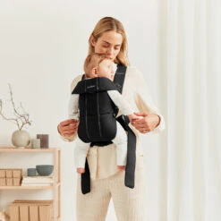 Porte-bébé Mini Noir Coton De BabyBjörn -CYBEX || Babyzen || CHICCO Soldes Boutique 01102885 2