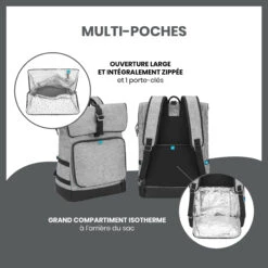 Sac à Dos à Langer Le Sancy Smokey De Babymoov -CYBEX || Babyzen || CHICCO Soldes Boutique 01109376 4