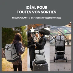Sac à Dos à Langer Le Sancy Smokey De Babymoov -CYBEX || Babyzen || CHICCO Soldes Boutique 01109376 6