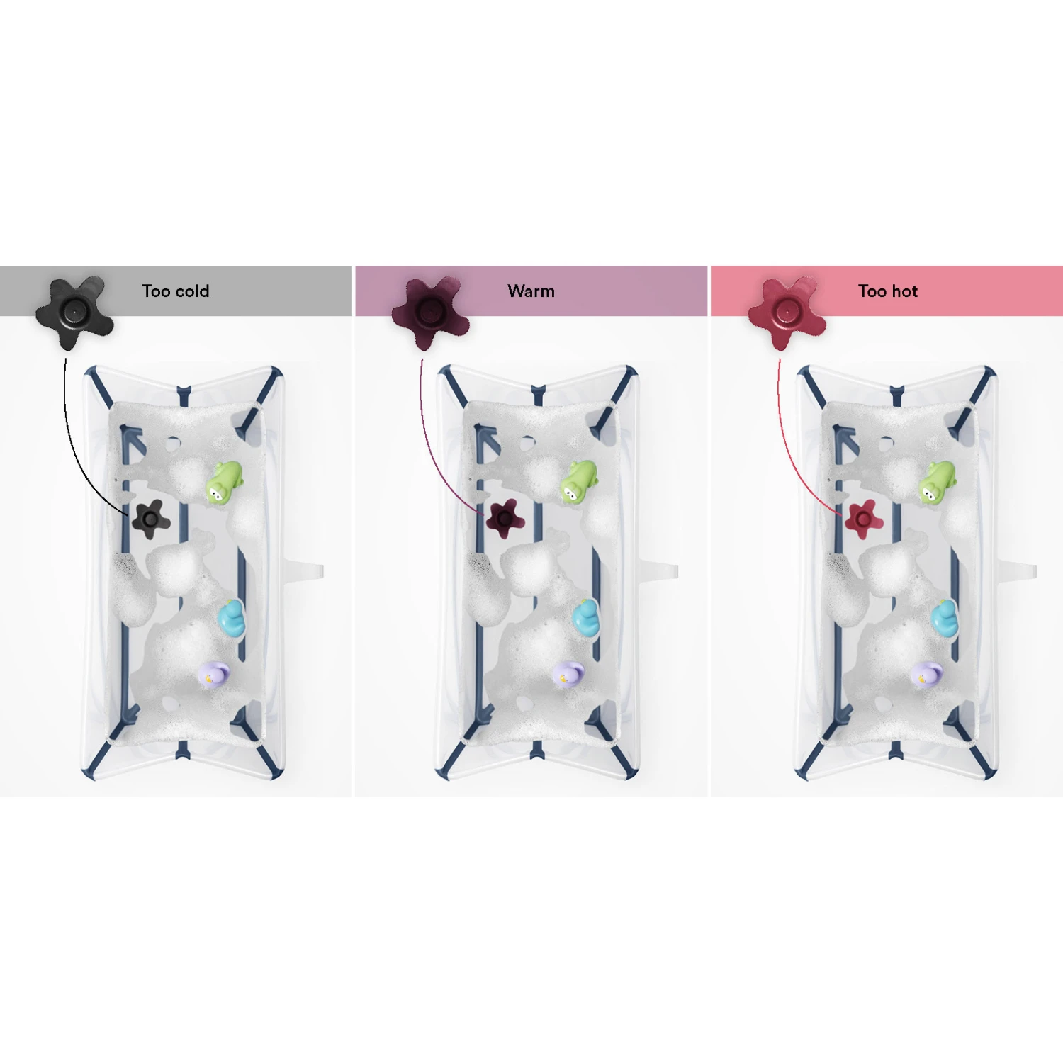 Baignoire Flexi Bath™ Bouchon Thermique Blanc De Stokke® 6 Baignoire Flexi Bath™ Bouchon Thermique Blanc De Stokke® – Image 4