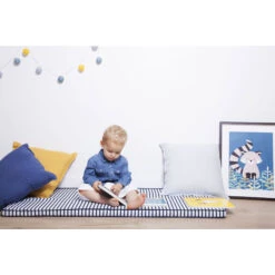 Tapis/Matelas De Sol Blue Stripes De Babytolove -CYBEX || Babyzen || CHICCO Soldes Boutique 01115886 6