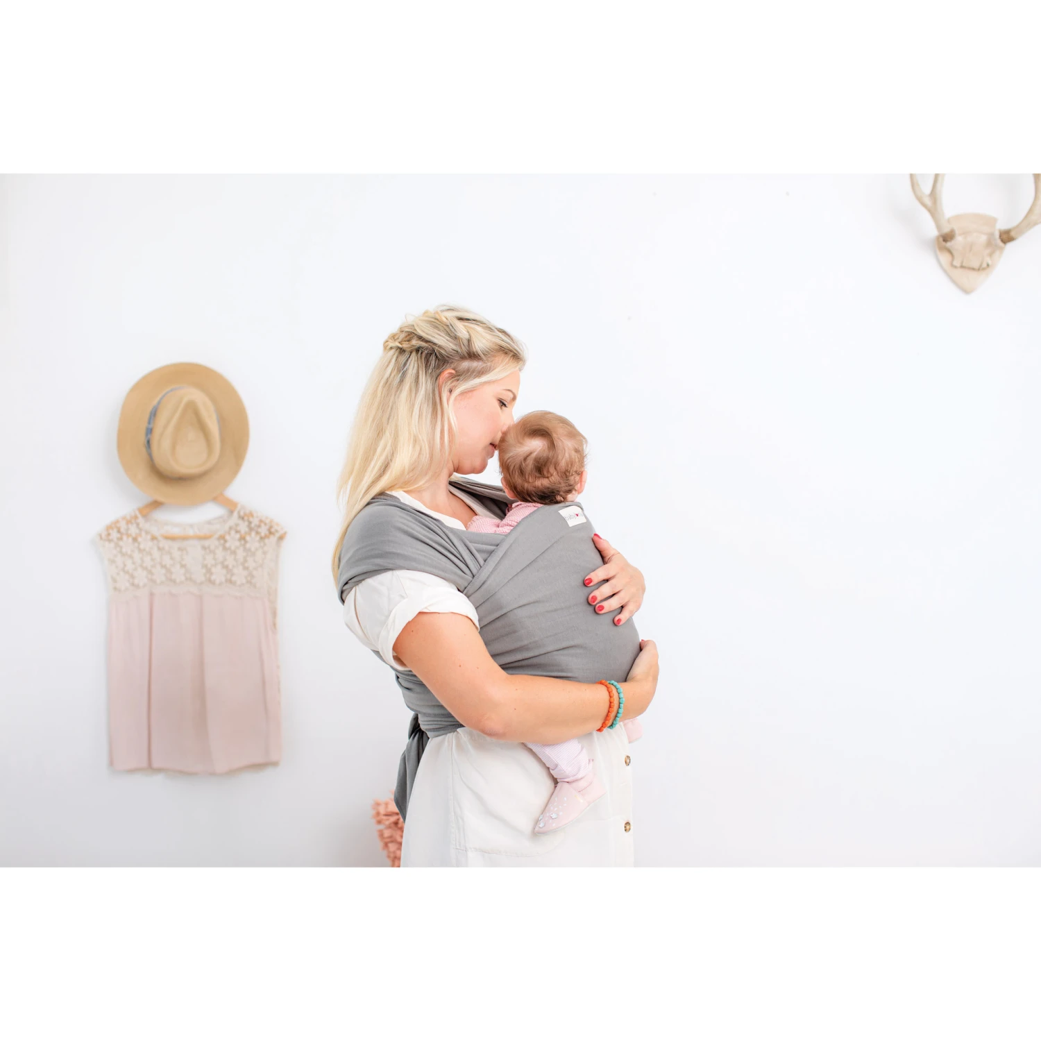 Écharpe De Portage Tricot-Slen Organic Extensible Bio Organic Silvercloud De Babylonia 4 Écharpe De Portage Tricot-Slen Organic Extensible Bio Organic Silvercloud De Babylonia – Image 2