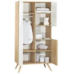 Seventies Armoire 3 Portes Chêne Doré De Sauthon Baby's Sweet Home 9 Seventies Armoire 3 Portes Chêne Doré De Sauthon Baby's Sweet Home -CYBEX || Babyzen || CHICCO Soldes Boutique 01124321 3
