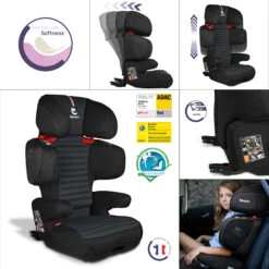 Renofix Groupe 2/3 Isofix Inclinable Softness® Carbon De Renolux -CYBEX || Babyzen || CHICCO Soldes Boutique 01129888 5