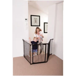 Barrière De Sécurité 3 Panneaux Newport AD Noir De Dreambaby -CYBEX || Babyzen || CHICCO Soldes Boutique 01140817 5