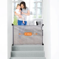 Barrière De Sécurité Rétractable 0-140 Cm Gris De Dreambaby -CYBEX || Babyzen || CHICCO Soldes Boutique 01140819 6