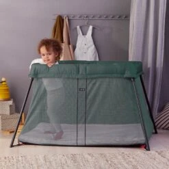Lit Parapluie Light Vert Foncé De BabyBjörn 10 Lit Parapluie Light Vert Foncé De BabyBjörn -CYBEX || Babyzen || CHICCO Soldes Boutique 01141061 3