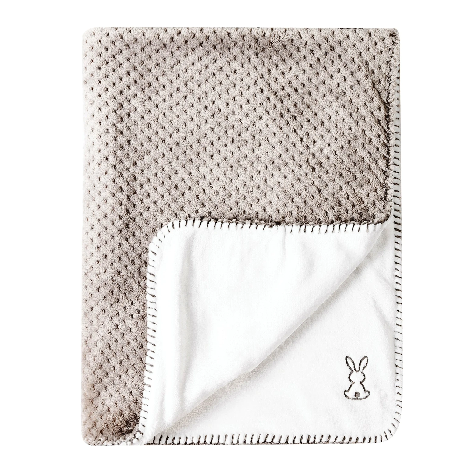 Lapidou Couverture Pineapple Gris/Blanc De Nattou 3 Lapidou Couverture Pineapple Gris/Blanc De Nattou