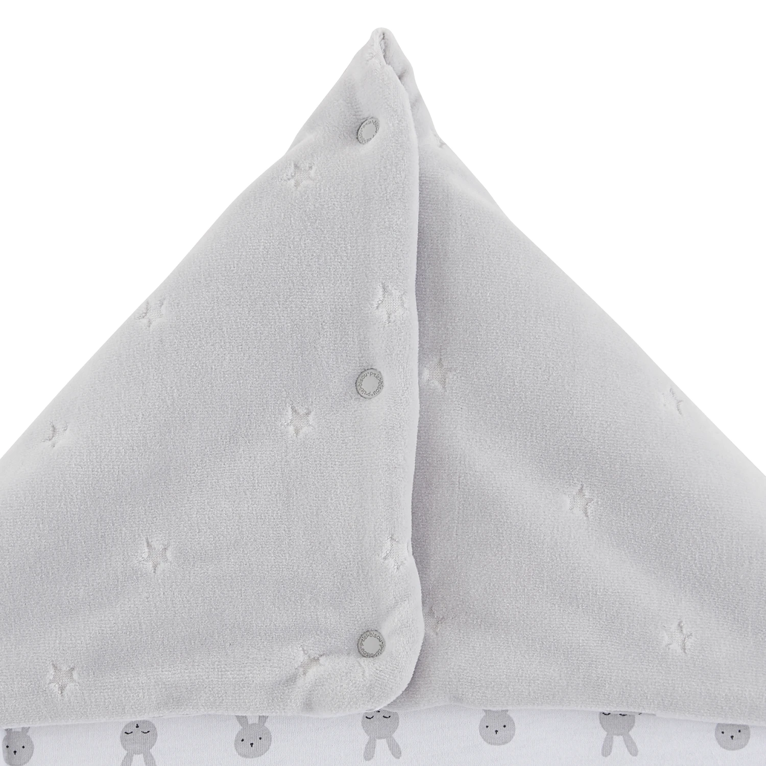 Lapin Nid D'ange Lapin Câlin Gris Taille Unique De P'tit Bisou 4 Lapin Nid D'ange Lapin Câlin Gris Taille Unique De P'tit Bisou – Image 2