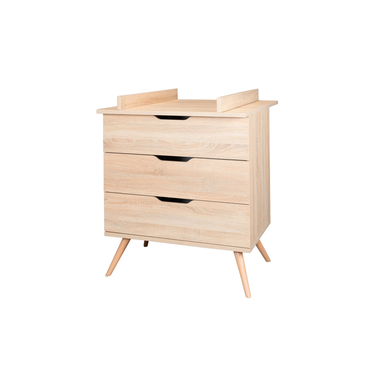 Sixties Commode 3 Tiroirs Bois De Sauthon Baby's Sweet Home 4 Sixties Commode 3 Tiroirs Bois De Sauthon Baby's Sweet Home – Image 2