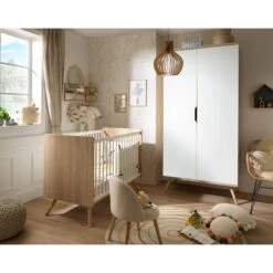 Sixties Lit Bébé 60x120 Blanc De Sauthon Baby's Sweet Home -CYBEX || Babyzen || CHICCO Soldes Boutique 01148042 3