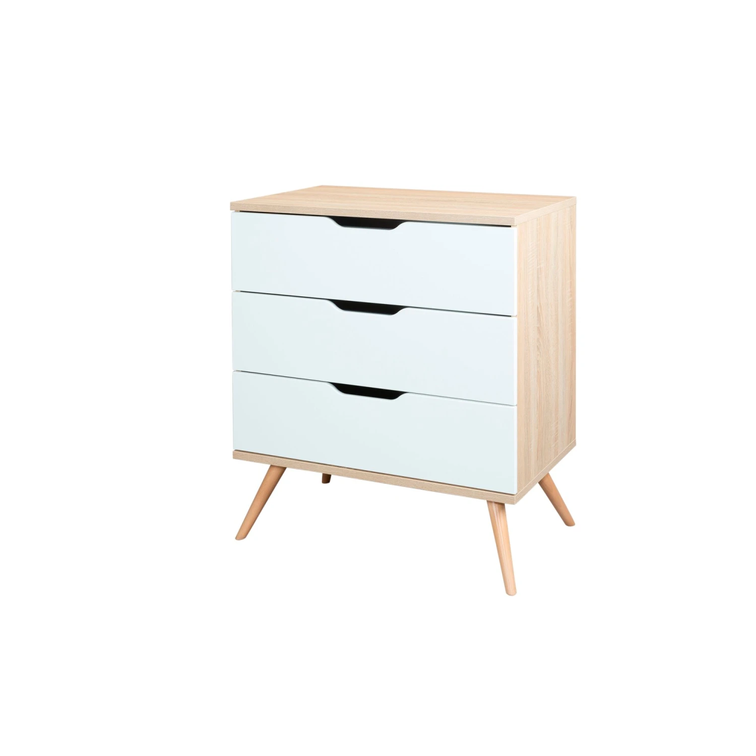 Sixties Commode 3 Tiroirs Blanc De Sauthon Baby's Sweet Home 3 Sixties Commode 3 Tiroirs Blanc De Sauthon Baby's Sweet Home