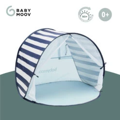Tente Anti-UV Haute Protection 50+ Marinière Bleu De Babymoov -CYBEX || Babyzen || CHICCO Soldes Boutique 01148352 3