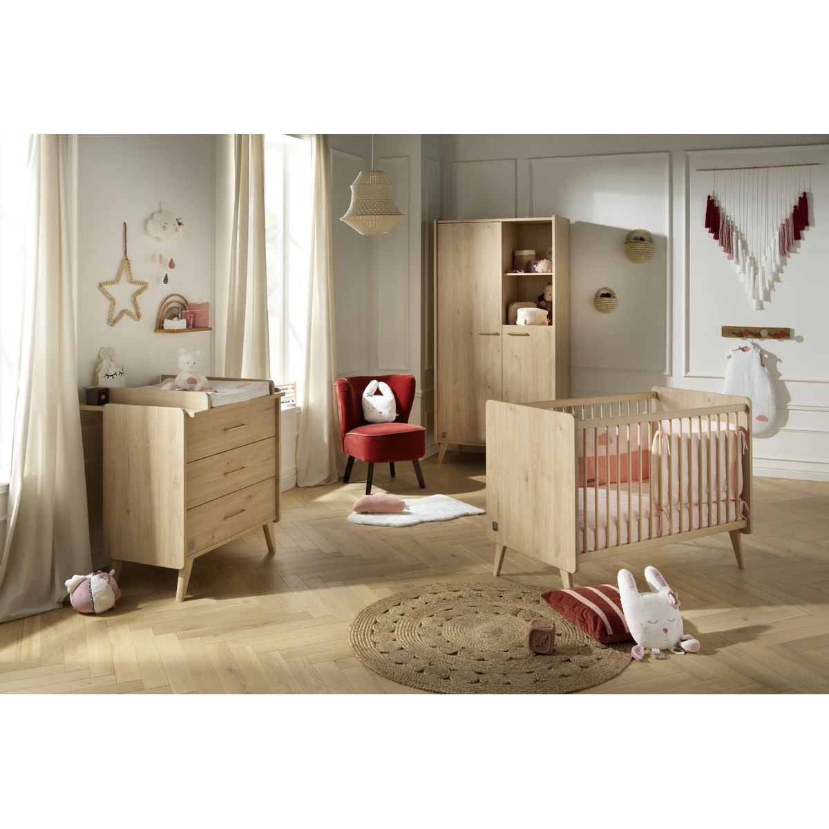 Arty Armoire 2 Portes Chêne Suave De Sauthon Baby's Sweet Home 7 Arty Armoire 2 Portes Chêne Suave De Sauthon Baby's Sweet Home – Image 5