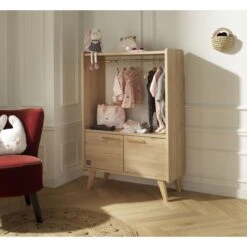 Arty Bibliothèque 2 Portes/1 Penderie Chêne Suave De Sauthon Baby's Sweet Home -CYBEX || Babyzen || CHICCO Soldes Boutique 01156300 2