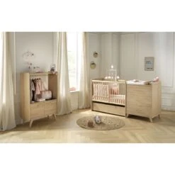 Arty Bibliothèque 2 Portes/1 Penderie Chêne Suave De Sauthon Baby's Sweet Home -CYBEX || Babyzen || CHICCO Soldes Boutique 01156300 5