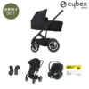 Trio Poussette Talos S + Aton B2 + Adaptateurs Deep Black De CYBEX -CYBEX || Babyzen || CHICCO Soldes Boutique 01165809 1