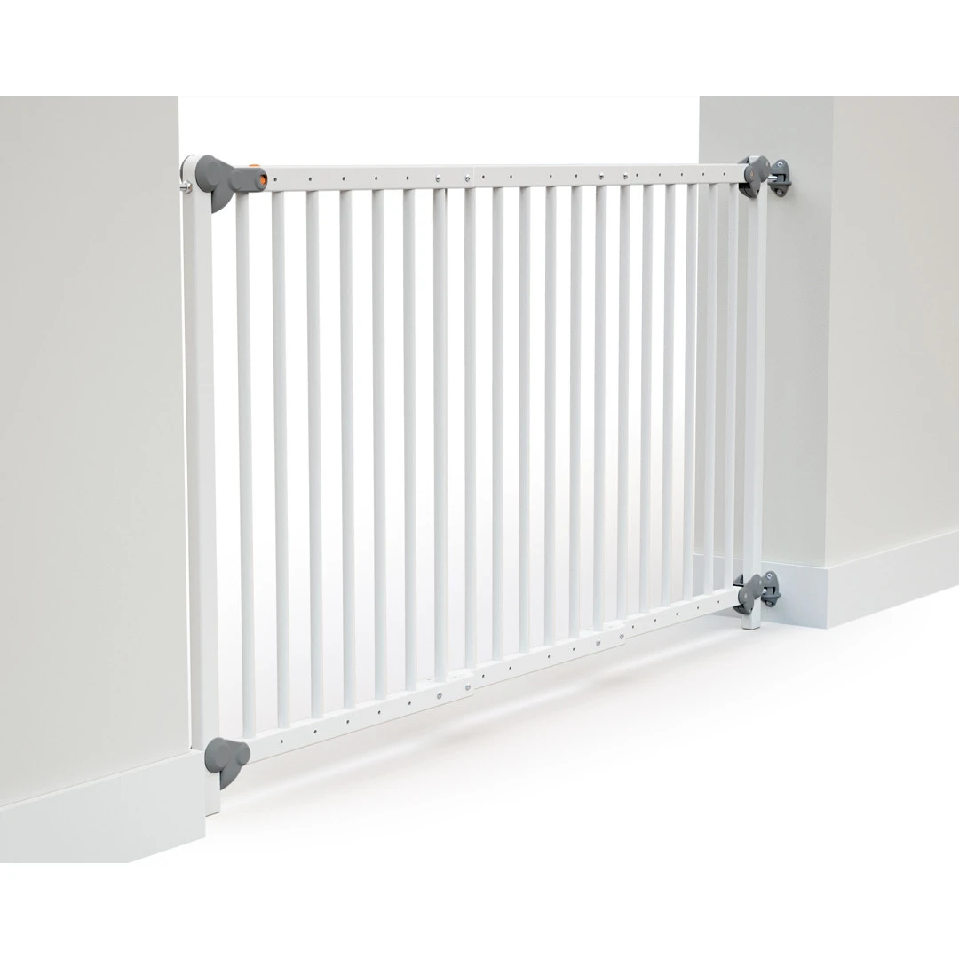 Barrière De Sécurité Ultra-Extensible WEBABY Blanc & Gris De AT4 4 Barrière De Sécurité Ultra-Extensible WEBABY Blanc & Gris De AT4 – Image 2