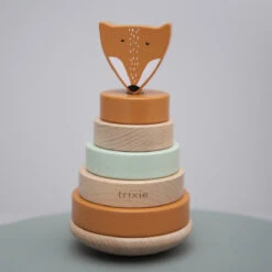 Tour à Empiler En Bois Mr. Fox De Trixie -CYBEX || Babyzen || CHICCO Soldes Boutique 01166805 3