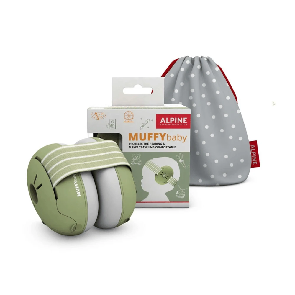 Casque Anti-bruit Muffy Baby Vert Olive De Alpine 7 Casque Anti-bruit Muffy Baby Vert Olive De Alpine – Image 5