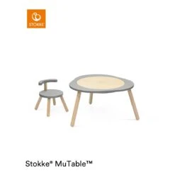 Table De Jeu MuTable™ V2 Gris Tempête De Stokke® -CYBEX || Babyzen || CHICCO Soldes Boutique 01173218 3