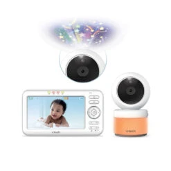 BM5463 Babyphone Video Lightshow Blanc De Vtech -CYBEX || Babyzen || CHICCO Soldes Boutique 01174905 3