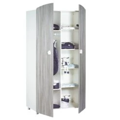 Hugo Armoire 2 Portes Gris / Blanc De Sauthon Baby's Sweet Home 7 Hugo Armoire 2 Portes Gris / Blanc De Sauthon Baby's Sweet Home -CYBEX || Babyzen || CHICCO Soldes Boutique 66857287 1