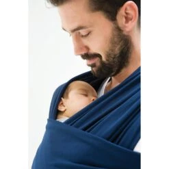Écharpe De Portage Extensible Respirante Tricot-Slen Cool Navy De Babylonia -CYBEX || Babyzen || CHICCO Soldes Boutique 67126445 2 2