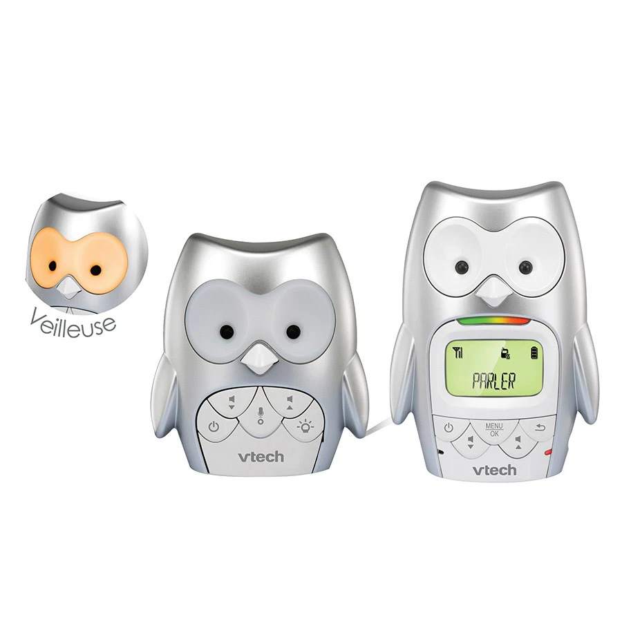 Babyphone BM2300 Hibou Family Gris De Vtech 4 Babyphone BM2300 Hibou Family Gris De Vtech – Image 2